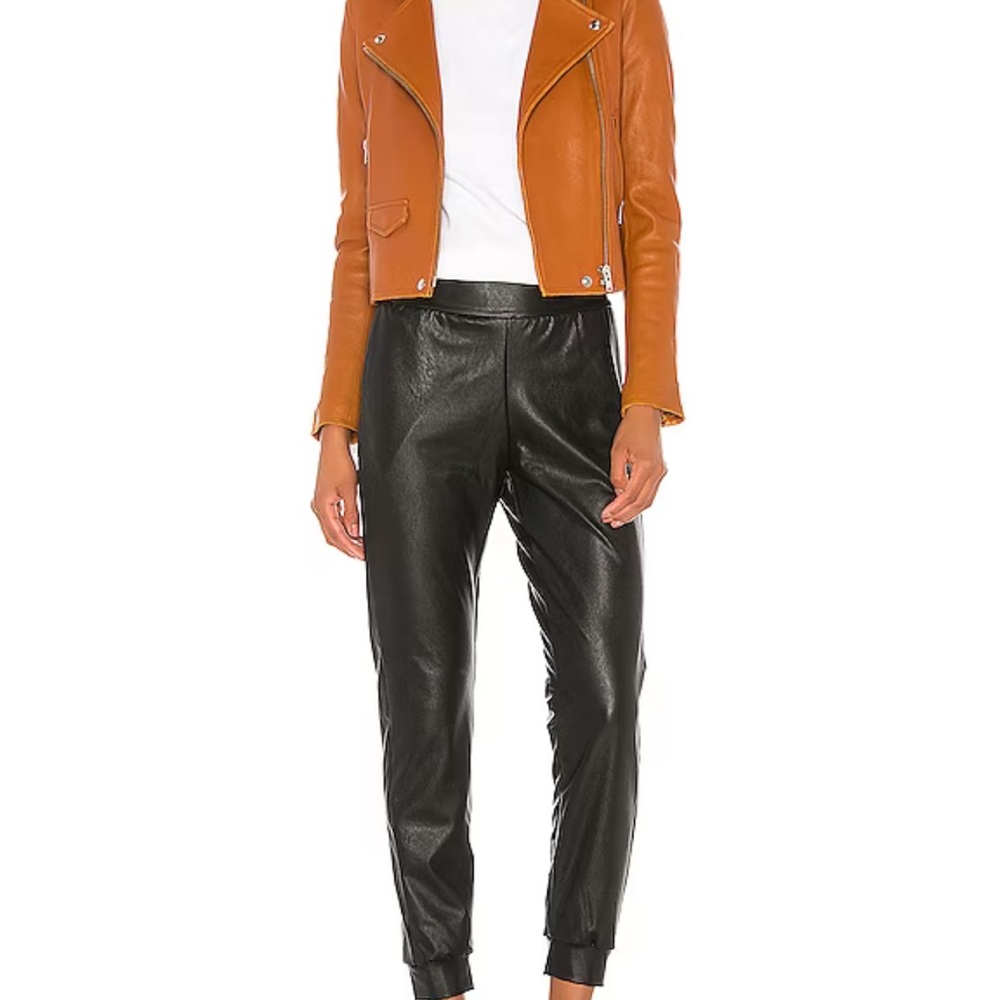 Brand new spanks leather jogger